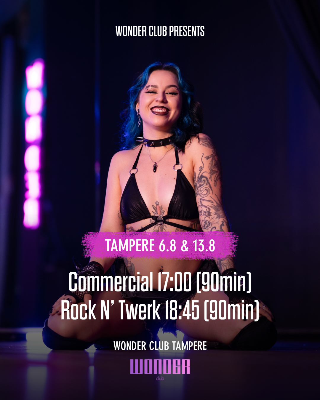 Martan minikurssit 6.8-13.8 | Commercial & Rock N’ Twerk (TRE)