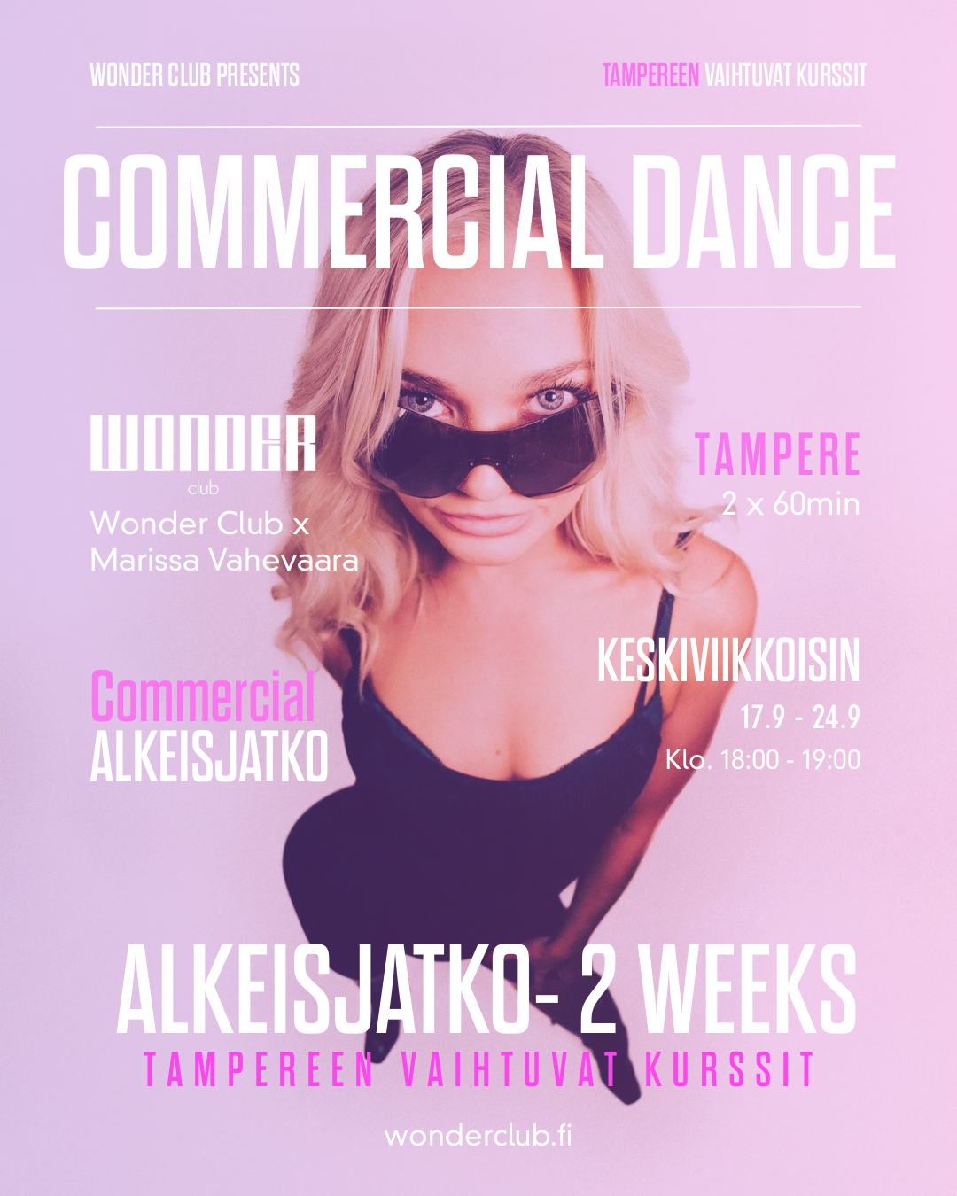 Commercial Classes (alkeisjatko) by Marissa 17.9-24.9 (KE) | Tampere