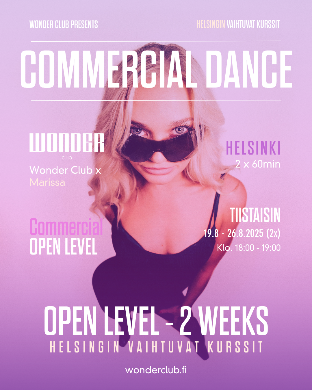 Marissa Commercial Dance 2vk-kurssi | Helsinki