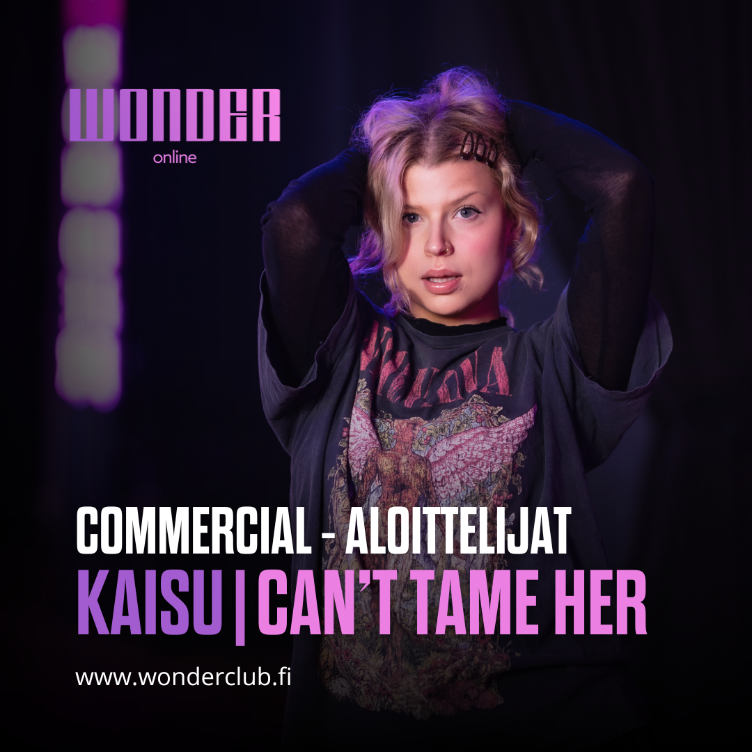 COMMERCIAL DANCE - Alkeet | Can't Tame Her | Kaisu |  Wonder Online |  Onlinetunti.