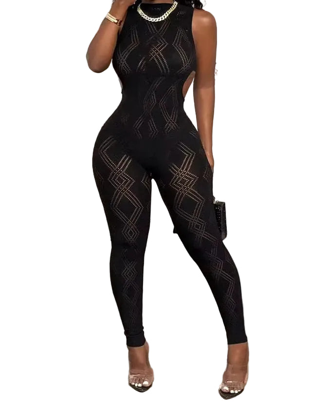 Mesh Jumpsuit