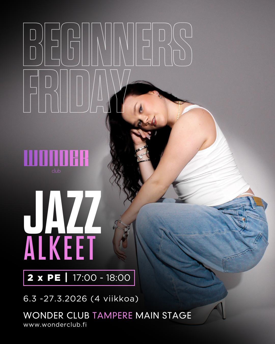 Anni Verho - Jazz Alkeet | Tampere | Beginners Friday 6.3.-27.3. (4x)