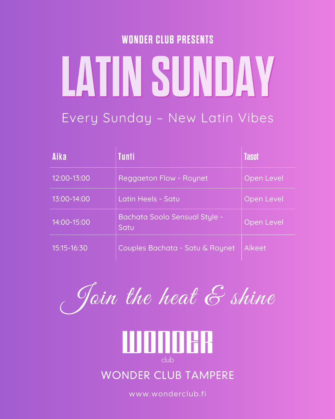 Latin Sunday | Satu & Roynet | Tampere