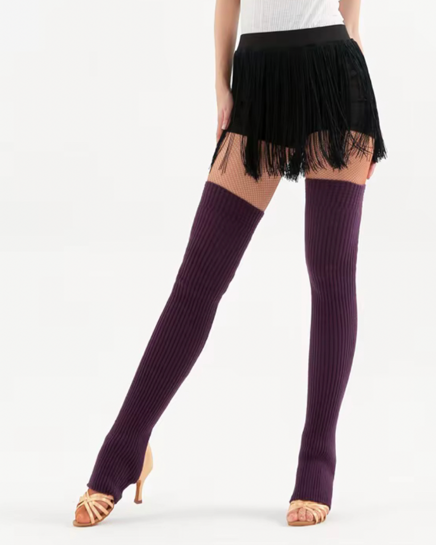 Tanssisäärystimet (pitkä malli kantapääreiällä)