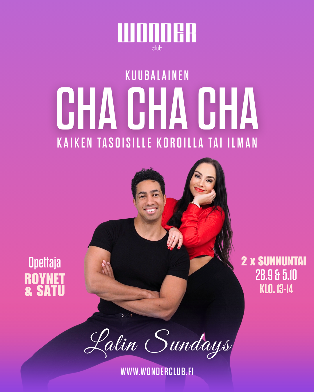 Cha Cha Cha 28.9-5.10 (2x60min)
