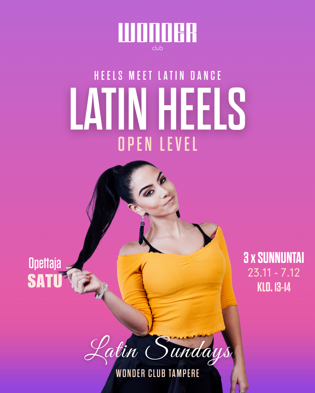 Latin Heels Tampere (Latin Sunday) - Koroilla tai ilman!