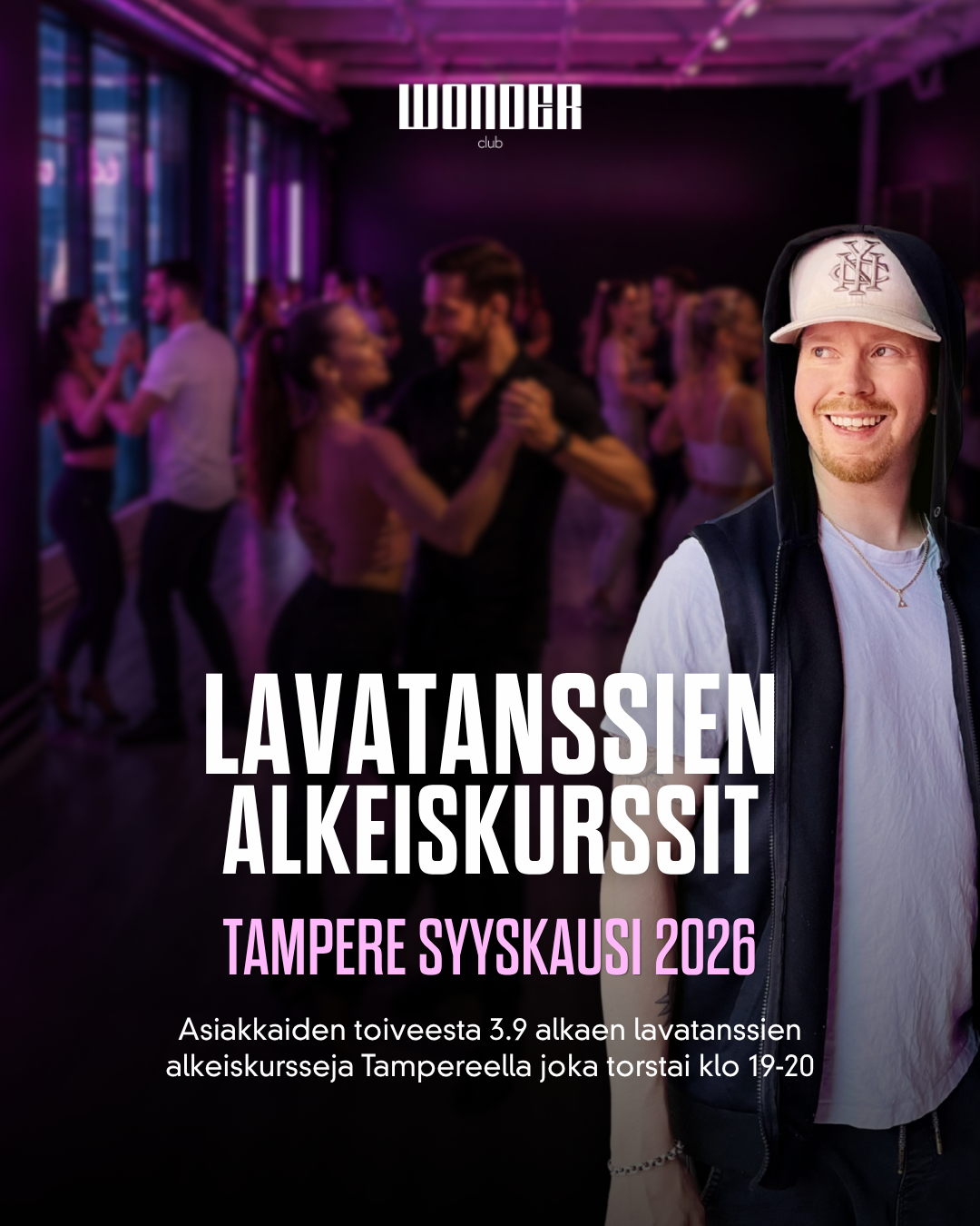 Lavatanssien alkeiskurssit FALL 2026 - Kokeilutunti 27.8. | Tampere