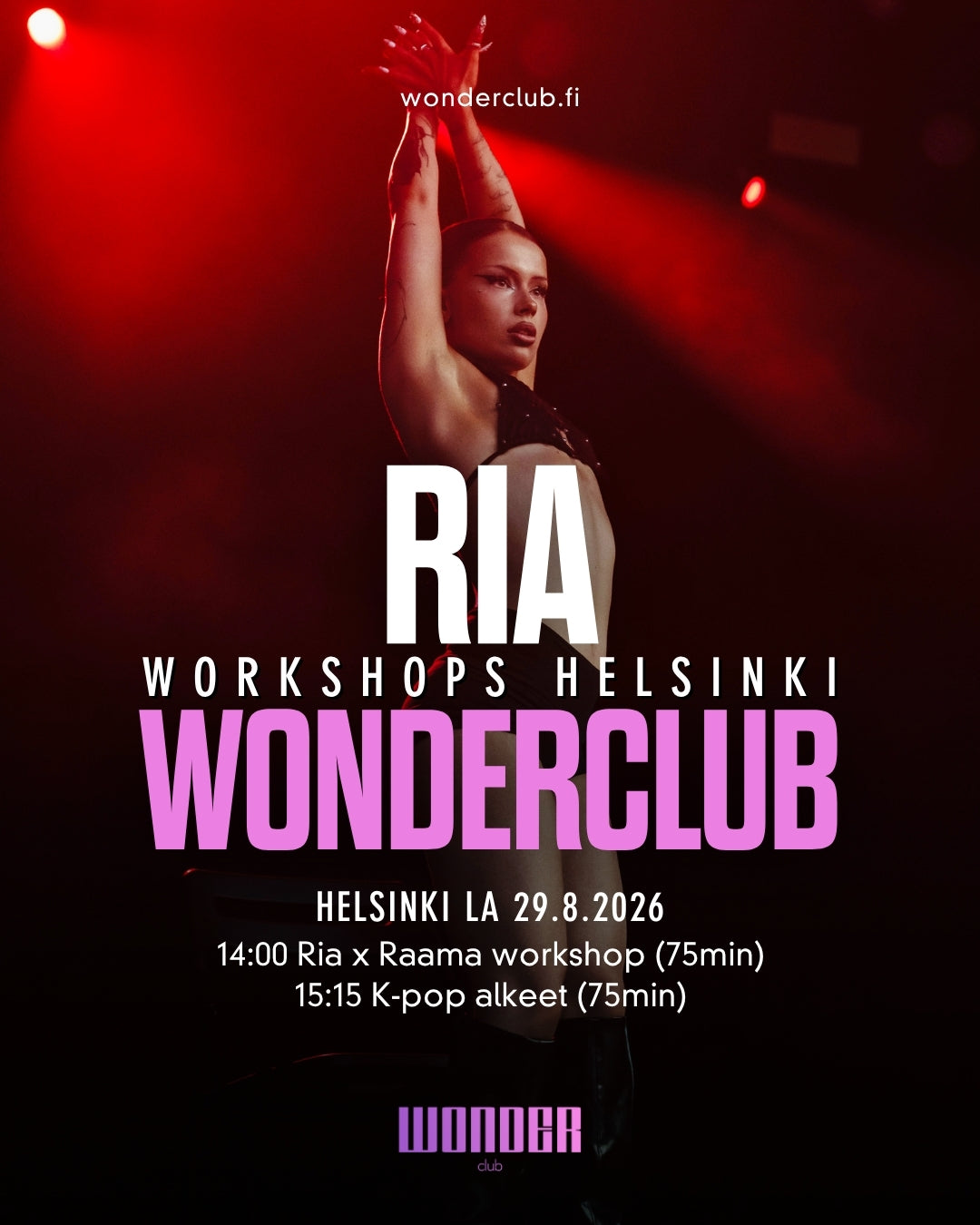 Ria x Raama WORKSHOP & K-pop alkeet WORKSHOP - La 29.8. HKI