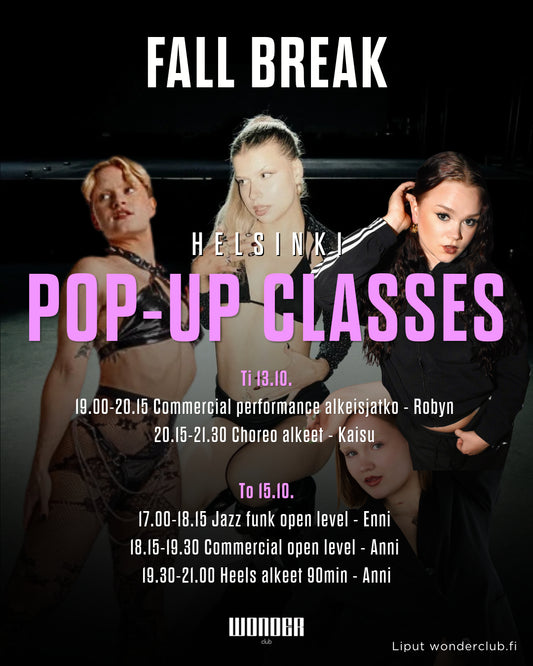 FALL BREAK POP-UP CLASSES | Helsinki