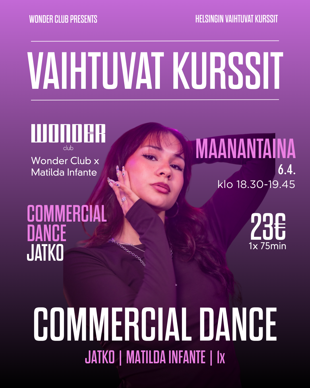 Monday Workshop by Matilda Infante | 6.4.2026 | Helsinki