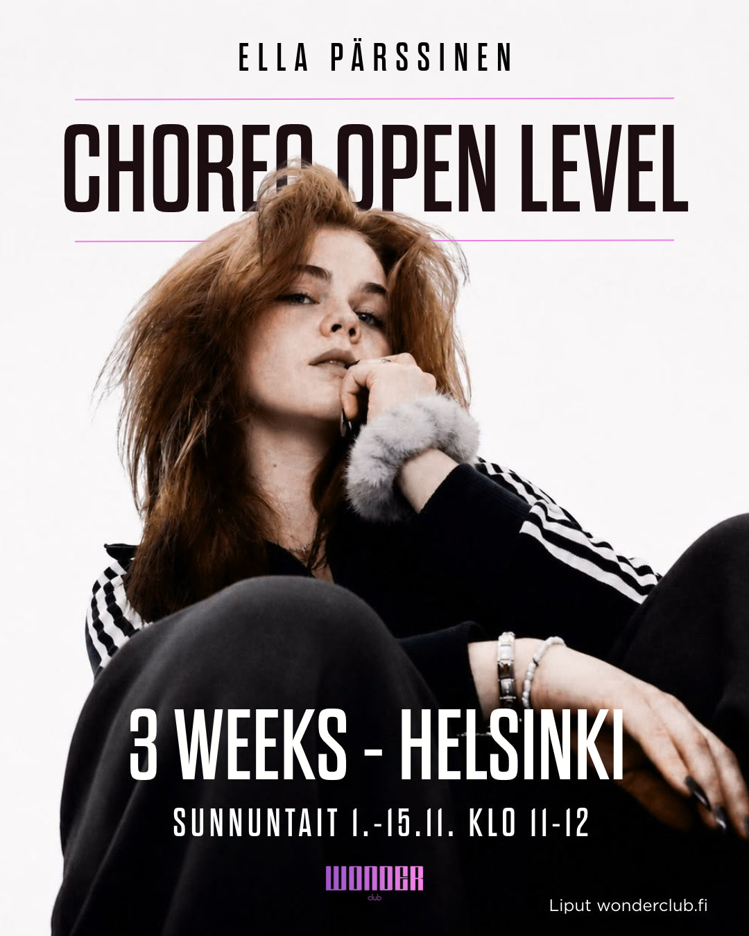 Choreo Open Level | Ella Pärssinen | 3 x SU 1.-15.11. | HELSINKI