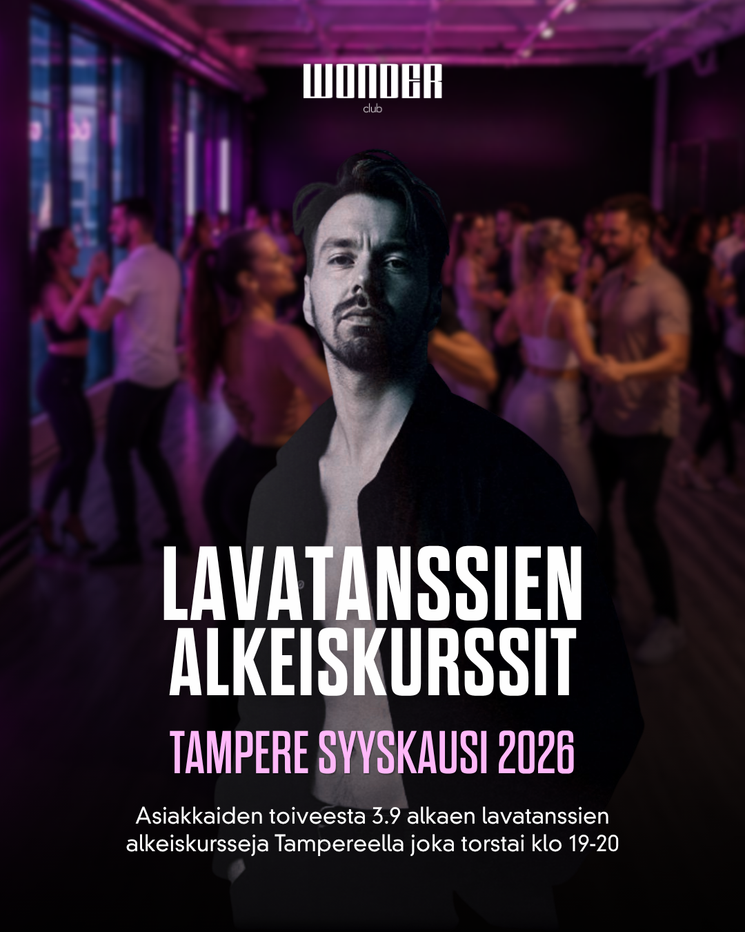 Lavatanssien alkeiskurssit FALL 2026 - Uusi kurssi 3 viikon välein | Tampere