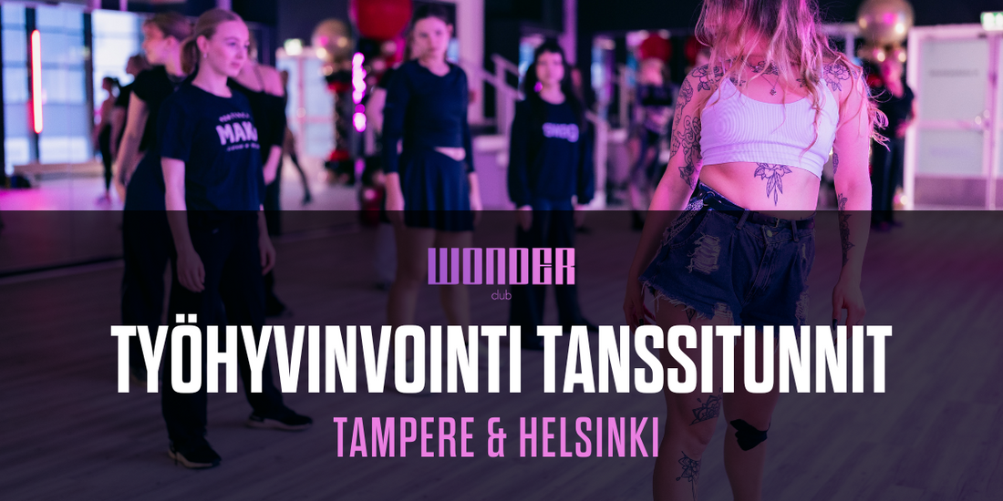 Energisoiva ja iloa tuova tanssitunti yrityksille ja ryhmille