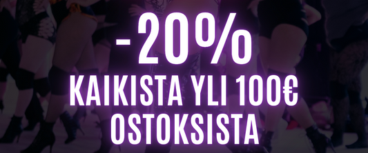 -20% KAIKISTA YLI 100€ OSTOKSISTA