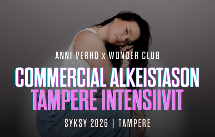 Commercial ALKEET & ALKEISJATKO intensiivit | Tampere | Syksy 2026