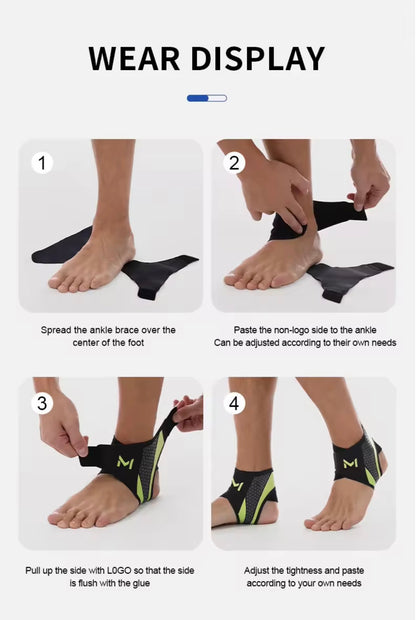 Adjustable thin ankle support