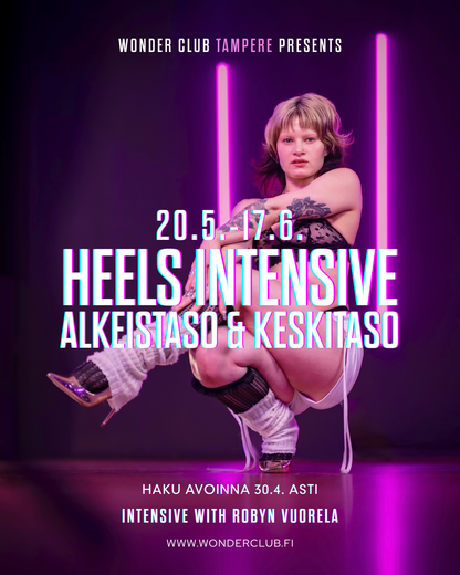 Robyn Heels intensive 20.5-17.6 (VAIN VALITUT) | Alkeistaso & keskitaso | Tampere