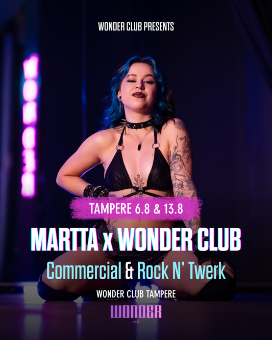 Martan minikurssit 6.8-13.8 | Commercial & Rock N’ Twerk (TRE)