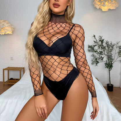 Fishnet long sleeve body (useita värejä)