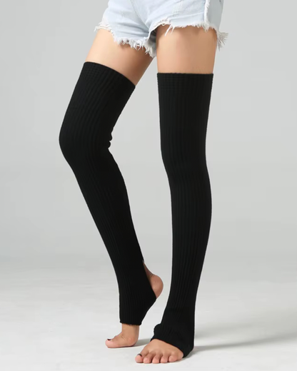 Tanssisäärystimet (pitkä malli kantapääreiällä)