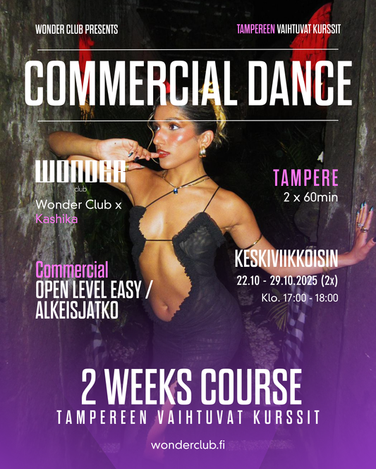 Commercial Dance Alkeisjatko / Open Level Easy By Kashika | Alkaa 22.10 |Tampere