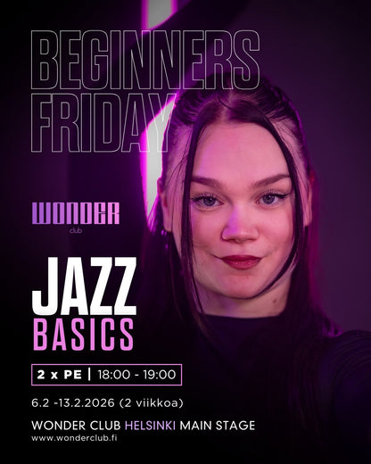 Anni Verho - Jazz Alkeet | Helsinki | Beginners Friday 6.2.-13.2. (2x)