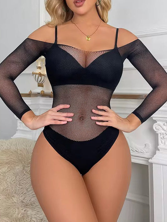Open shoulder fishnet body (useita värejä)