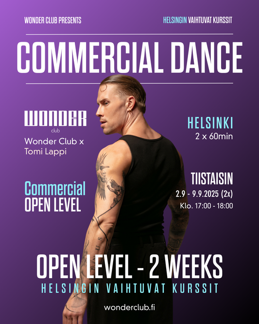Tomi Lappi Commercial Dance 2vk-kurssi | Helsinki