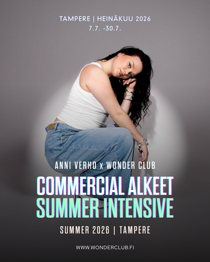 Commercial SUMMER Intensive 7.7.-30.7 | Alkeet | Tampere