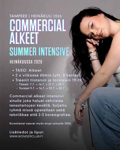 Commercial SUMMER Intensive 7.7.-30.7 | Alkeet | Tampere