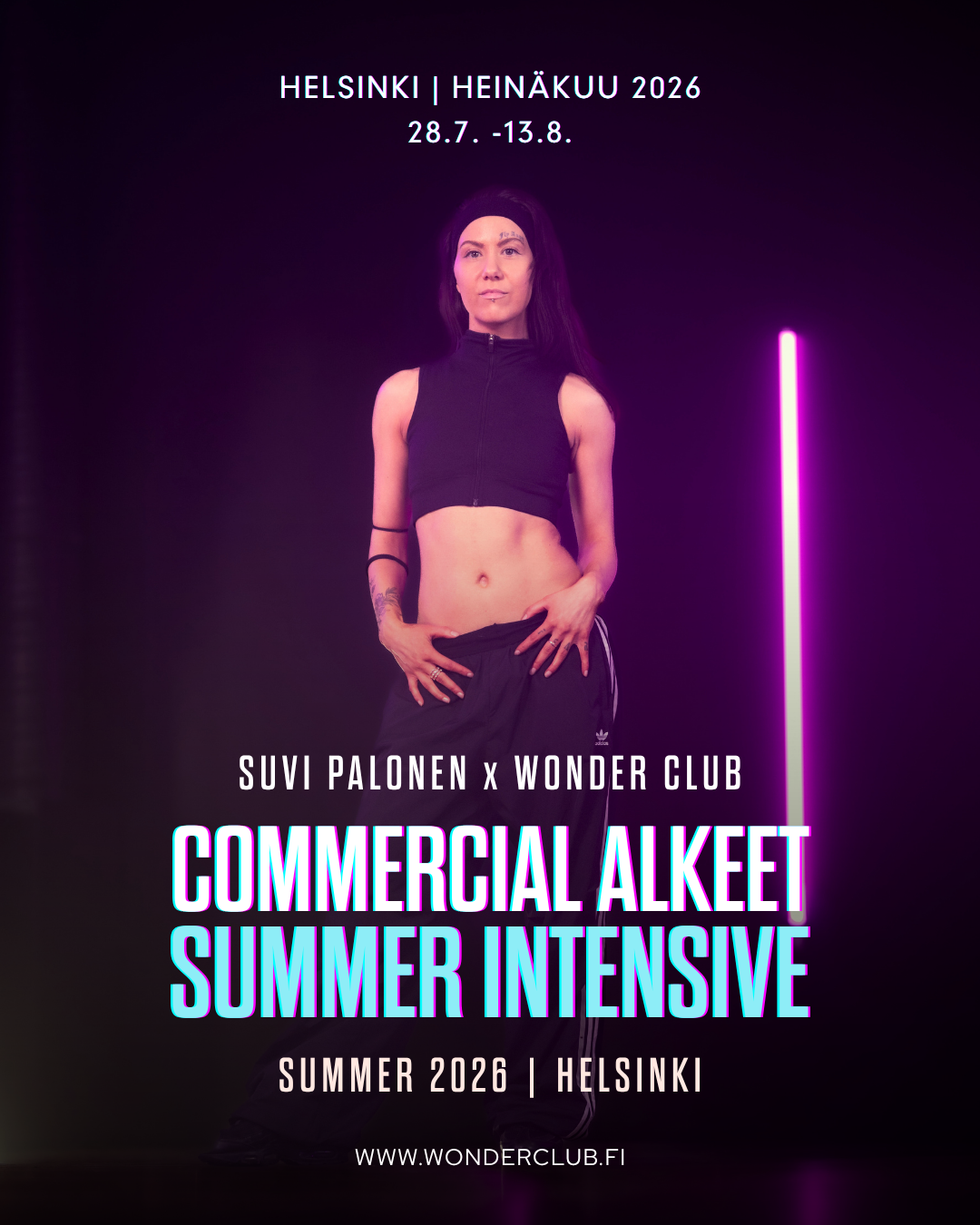 Commercial SUMMER Intensive 28.7.-13.8 (2x/vko) | Alkeet | Helsinki