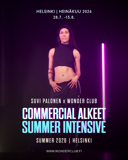 Commercial SUMMER Intensive 28.7.-13.8 (2x/vko) | Alkeet | Helsinki