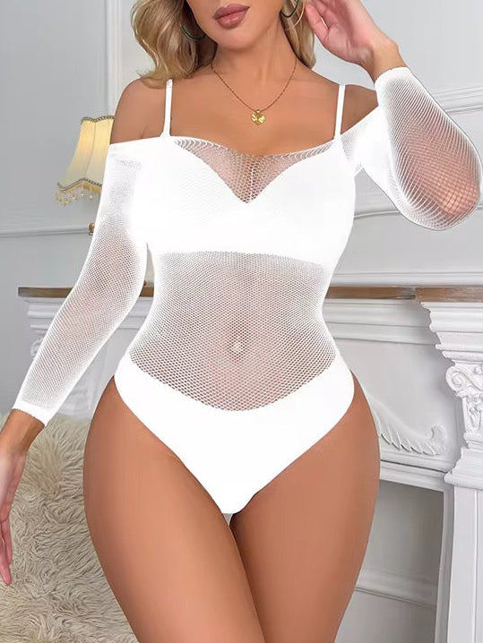 Open shoulder fishnet body (useita värejä)