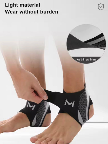 Adjustable thin ankle support