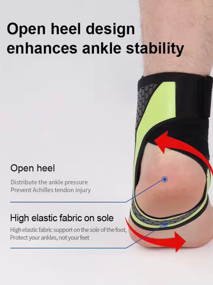 Adjustable thin ankle support