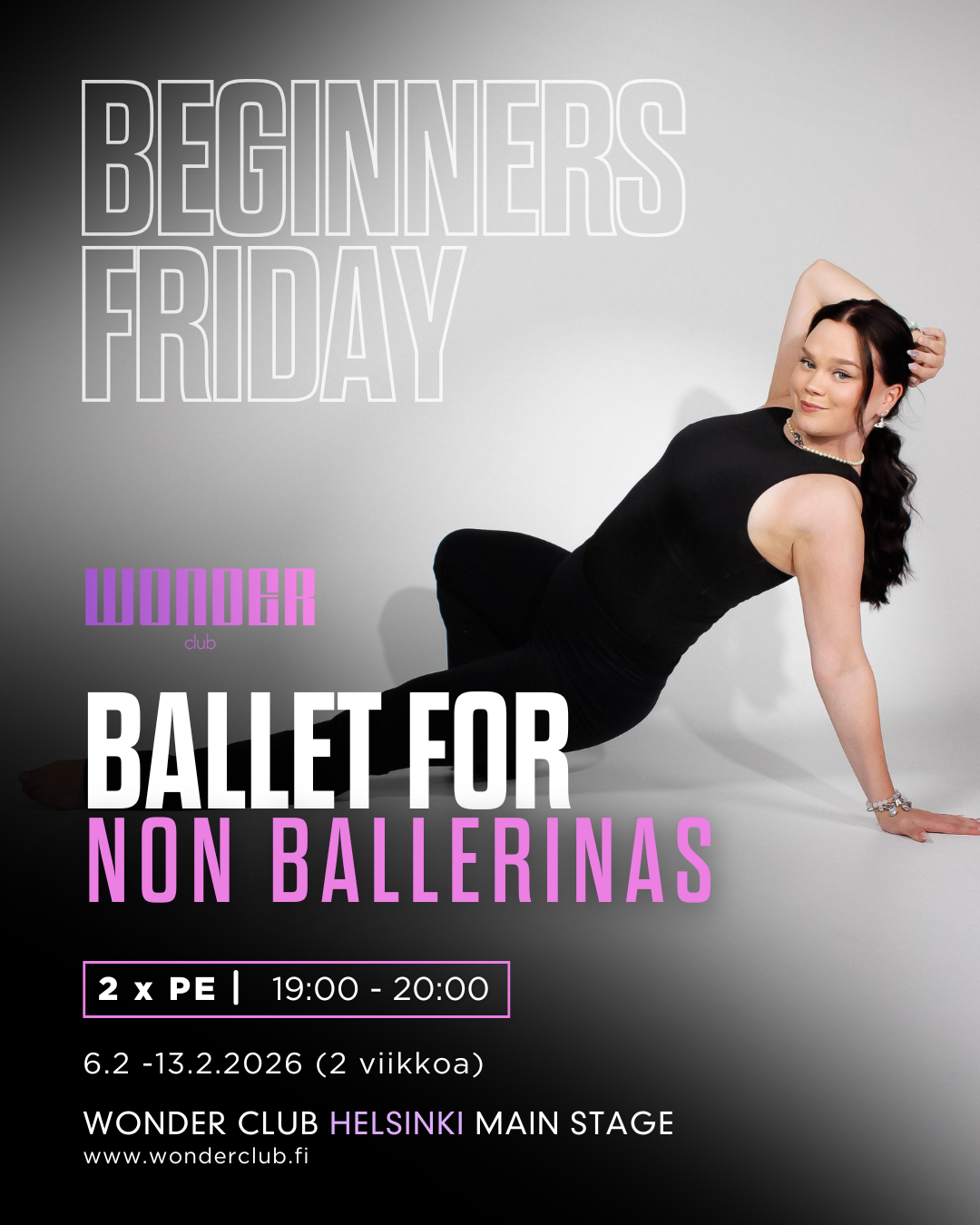 Anni Verho - Ballet for Non Ballerinas | Helsinki | Beginners Friday 6.2.-13.2.