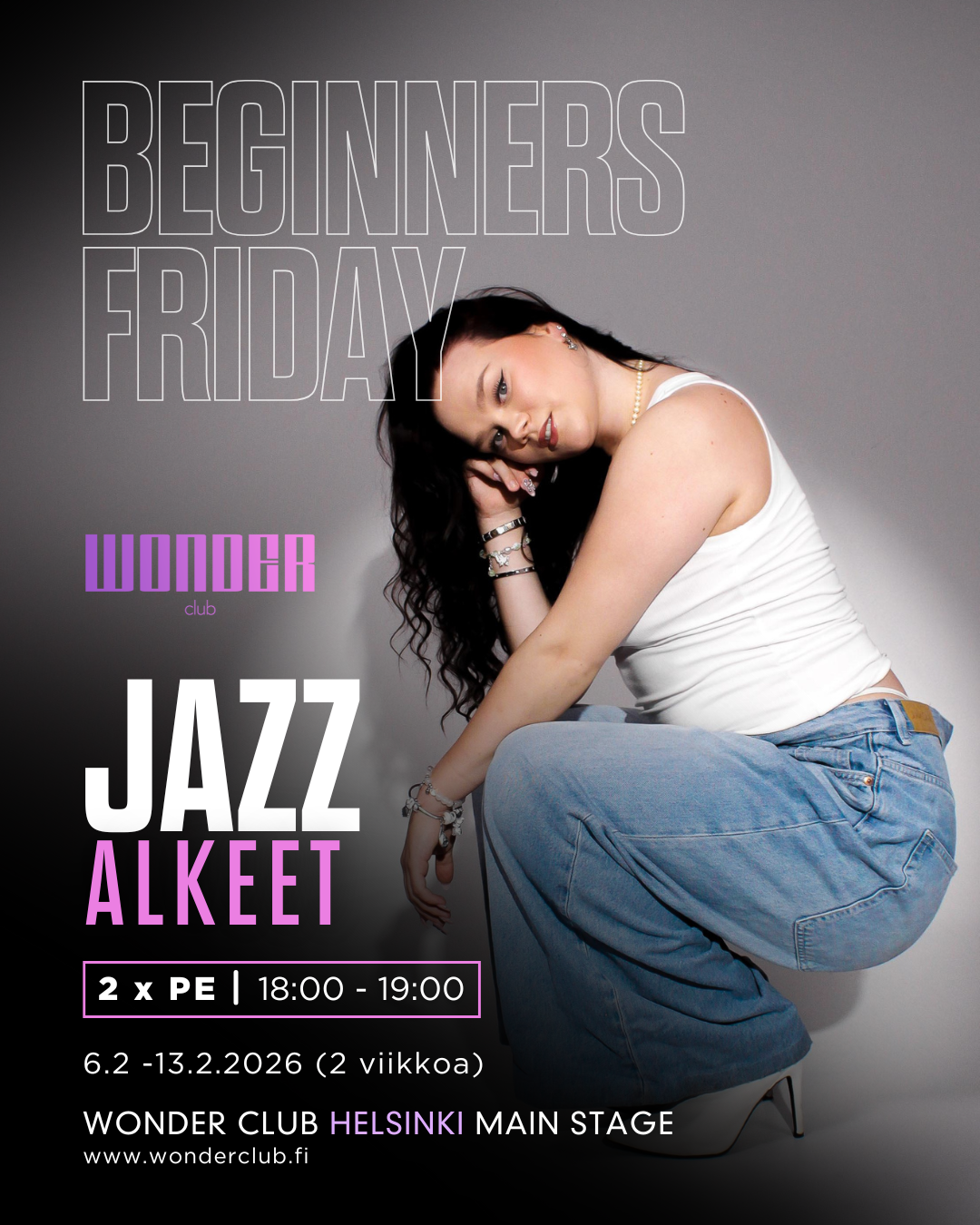 Anni Verho - Jazz Alkeet | Helsinki | Beginners Friday 6.2.-13.2. (2x)