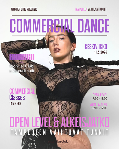 Commercial Alkeisjatko ja Open level by Jenna | 11.3.2026 | Tampere