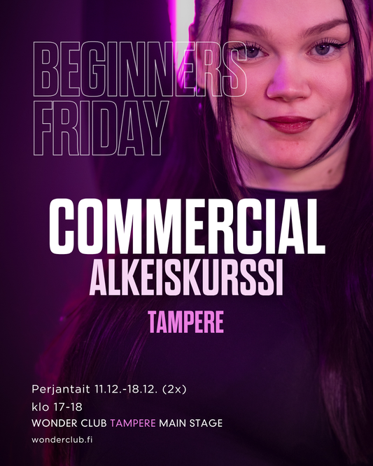 Commercial alkeet with Anni | Uusi kurssi alkaa 2.10. | Tampere | Beginners Friday