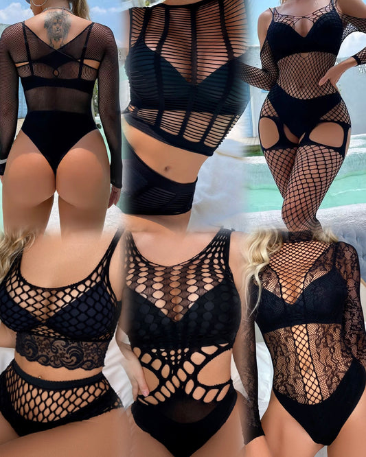 Fishnet Bodyt / Mesh Lingerie
