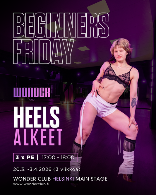 Robyn - Heels Alkeet | Helsinki | Beginners Friday 20.3.-3.4.