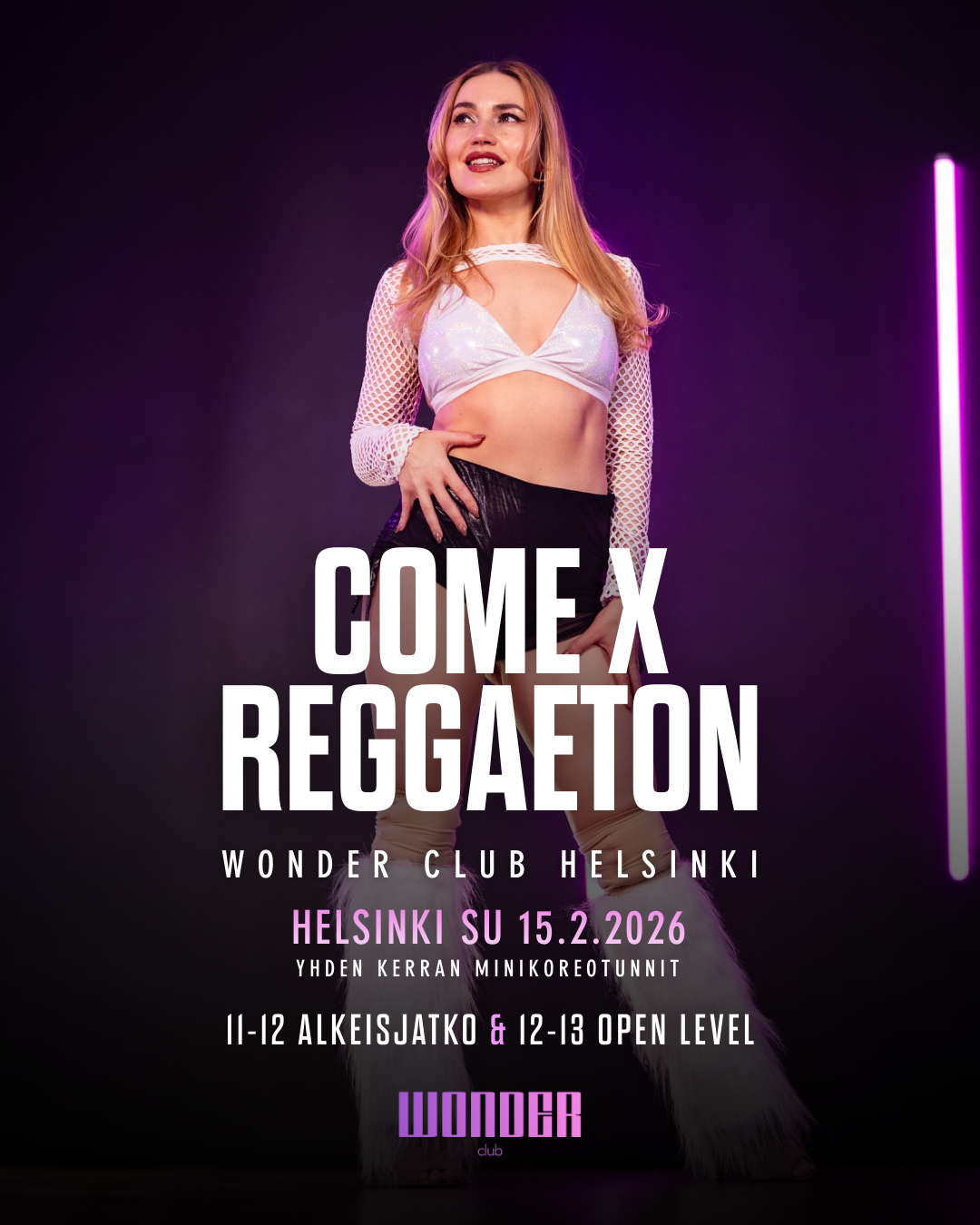 Reggaeton x Commercial Workshops | Alkeisjatko & Open level | Helsinki 15.2