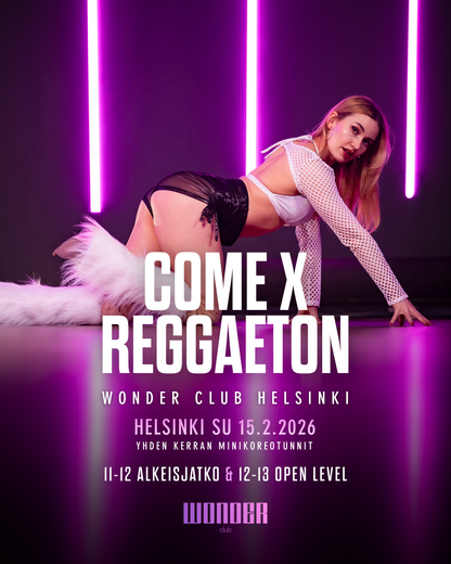 Reggaeton x Commercial Workshops | Alkeisjatko & Open level | Helsinki 15.2