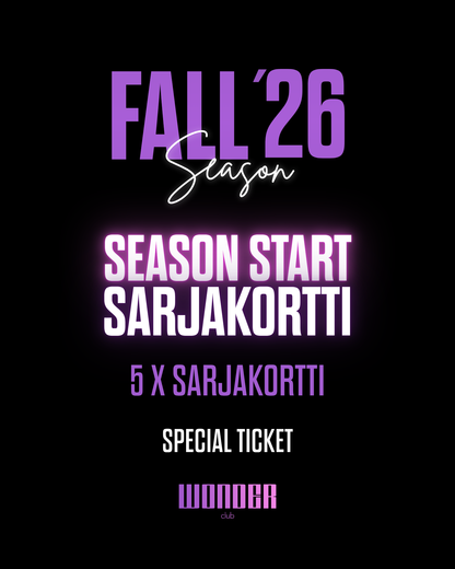 Fall'26 | SEASON START SARJAKORTTI (Special Product) | 1kpl/hlö
