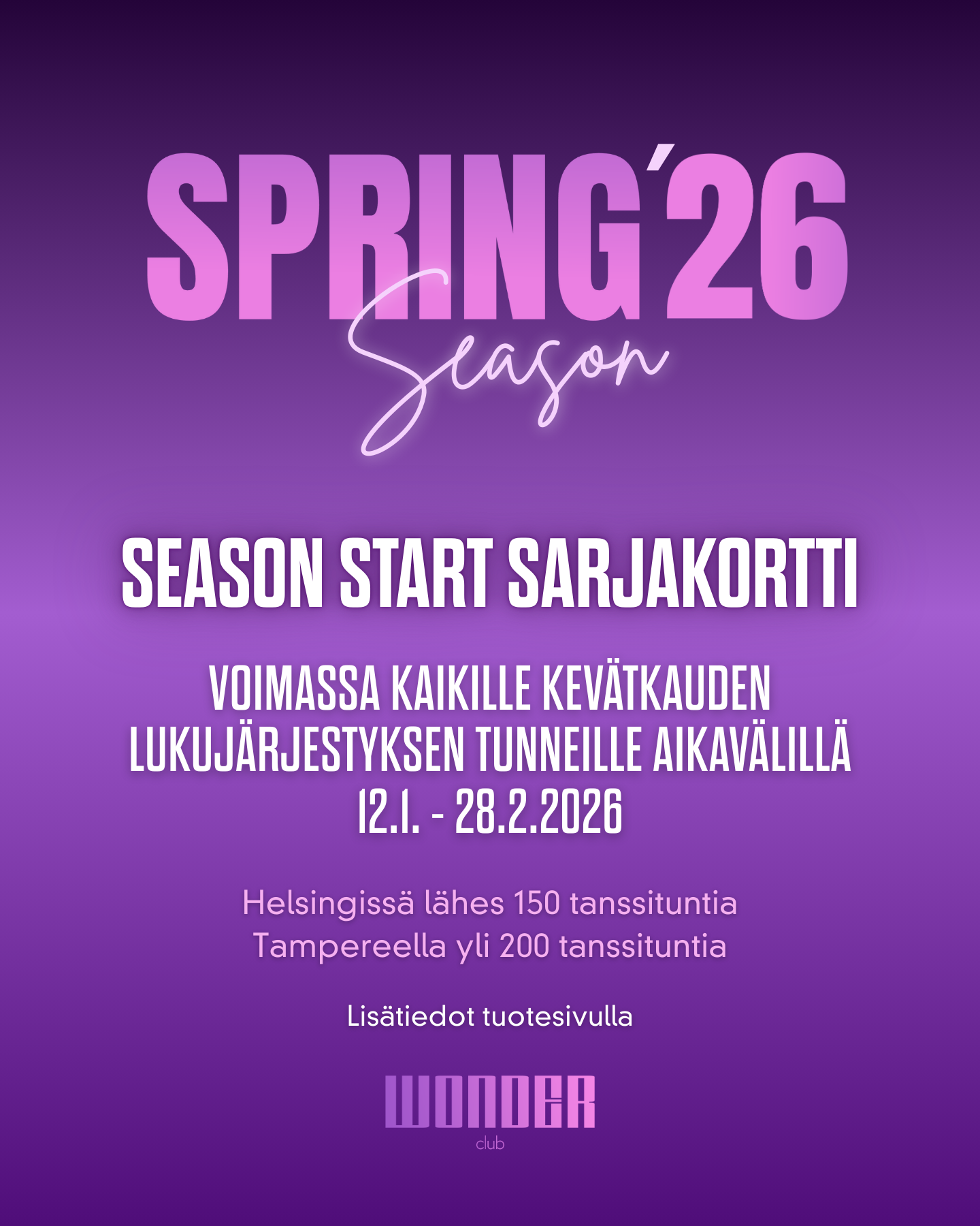 SEASON START SARJAKORTTI (Special Product) | 1kpl/hlö
