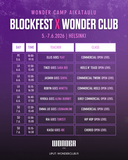 HELSINKI | Wonder Club | temporada de primavera de 2026