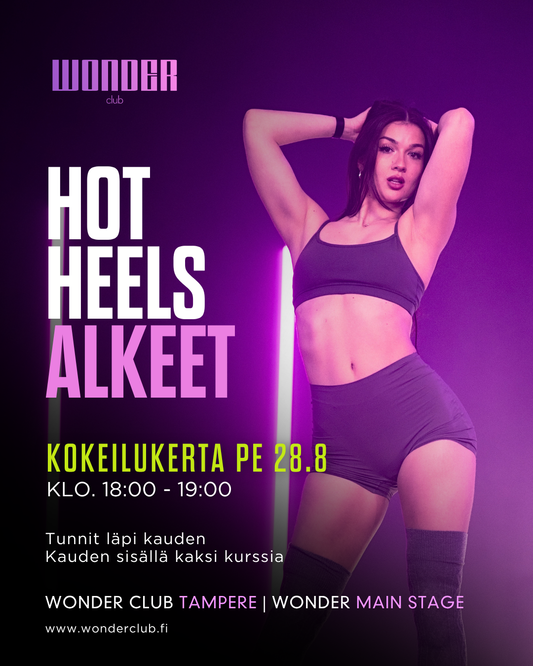Hot Heels alkeiskurssit | Kokeilukerta 28.8. | Tampere