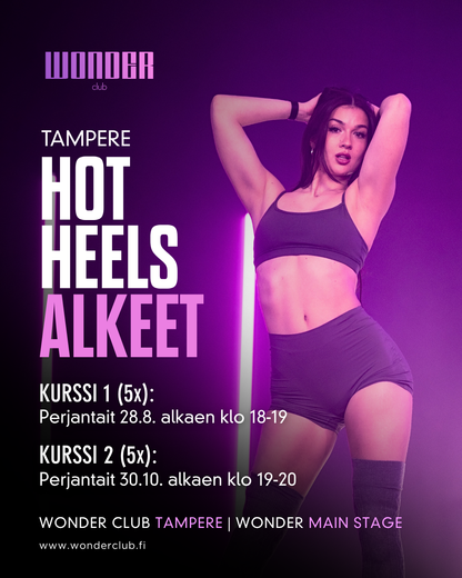 Hot Heels alkeiskurssit | Kokeilukerta 28.8. | Tampere