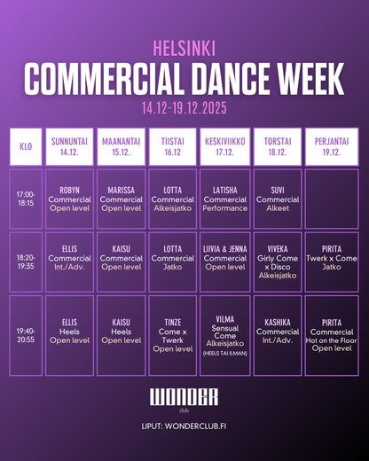 Commercial Week 14.12-19.12 | HELSINKI