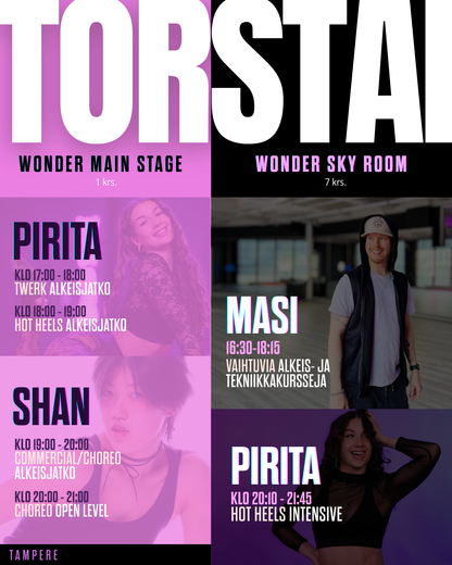 TAMPERE | Wonder Club | autumn season 2025